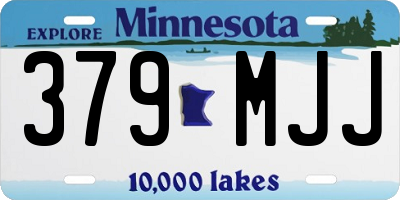 MN license plate 379MJJ