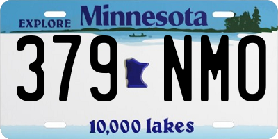 MN license plate 379NMO