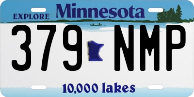 MN license plate 379NMP