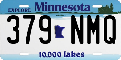MN license plate 379NMQ