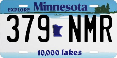 MN license plate 379NMR