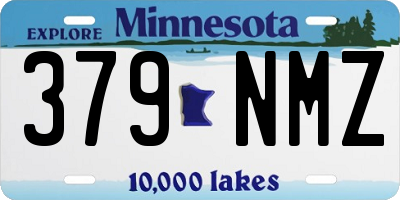 MN license plate 379NMZ