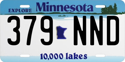 MN license plate 379NND