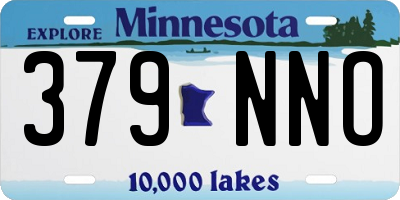 MN license plate 379NNO