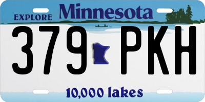 MN license plate 379PKH