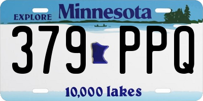 MN license plate 379PPQ