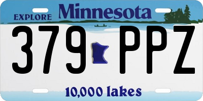 MN license plate 379PPZ