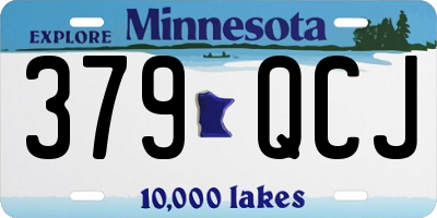 MN license plate 379QCJ