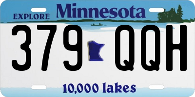 MN license plate 379QQH