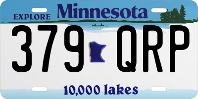 MN license plate 379QRP
