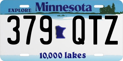 MN license plate 379QTZ