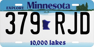 MN license plate 379RJD