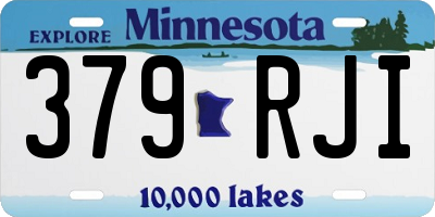 MN license plate 379RJI