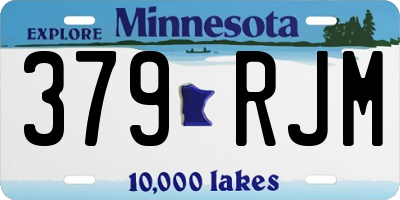 MN license plate 379RJM