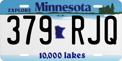 MN license plate 379RJQ
