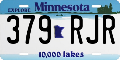MN license plate 379RJR