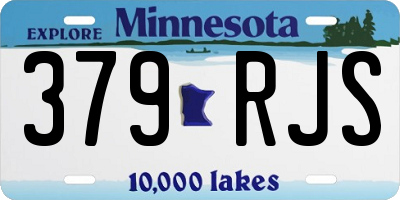MN license plate 379RJS