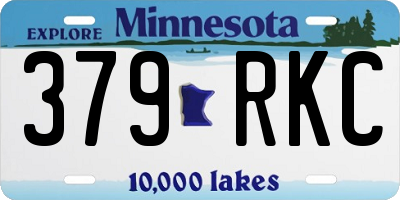 MN license plate 379RKC