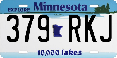 MN license plate 379RKJ
