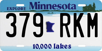 MN license plate 379RKM