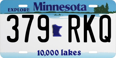 MN license plate 379RKQ