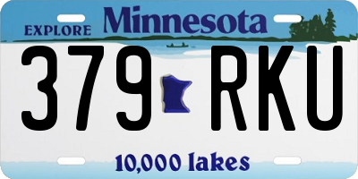 MN license plate 379RKU