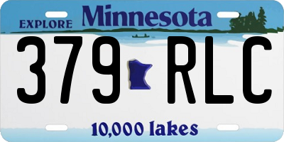 MN license plate 379RLC