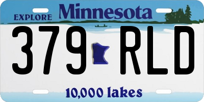 MN license plate 379RLD