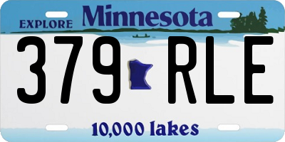 MN license plate 379RLE