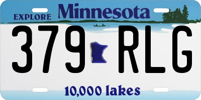 MN license plate 379RLG