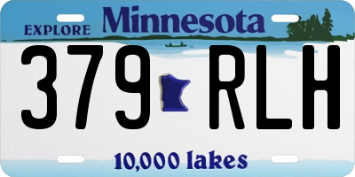 MN license plate 379RLH