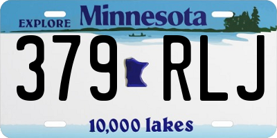 MN license plate 379RLJ