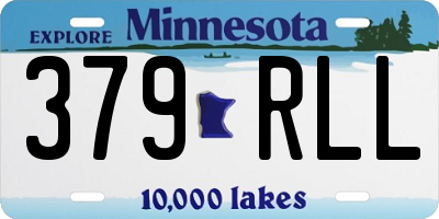 MN license plate 379RLL