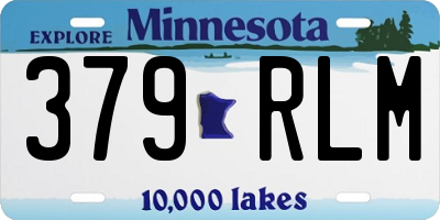 MN license plate 379RLM