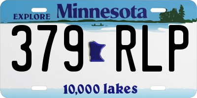 MN license plate 379RLP