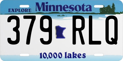 MN license plate 379RLQ