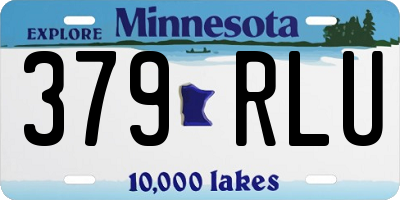 MN license plate 379RLU