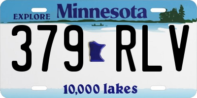 MN license plate 379RLV