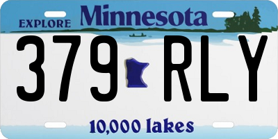 MN license plate 379RLY