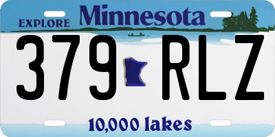 MN license plate 379RLZ