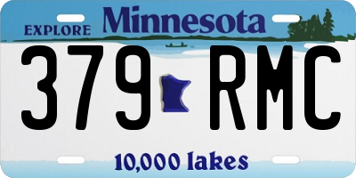 MN license plate 379RMC