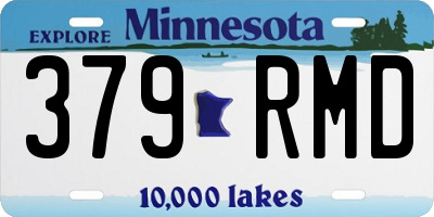 MN license plate 379RMD