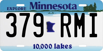 MN license plate 379RMI