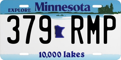 MN license plate 379RMP