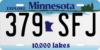 MN license plate 379SFJ