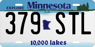MN license plate 379STL