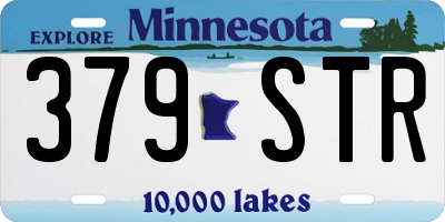 MN license plate 379STR