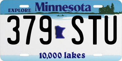 MN license plate 379STU