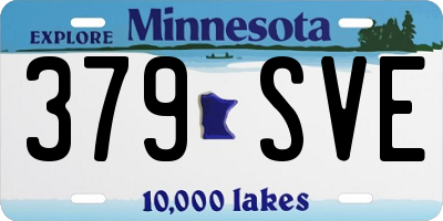 MN license plate 379SVE