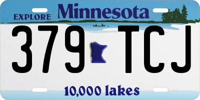 MN license plate 379TCJ